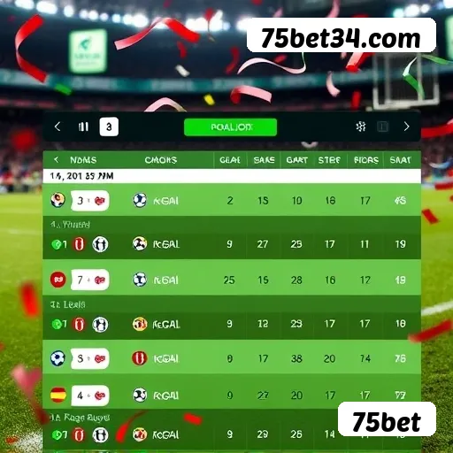 Histórico de apostas 75bet